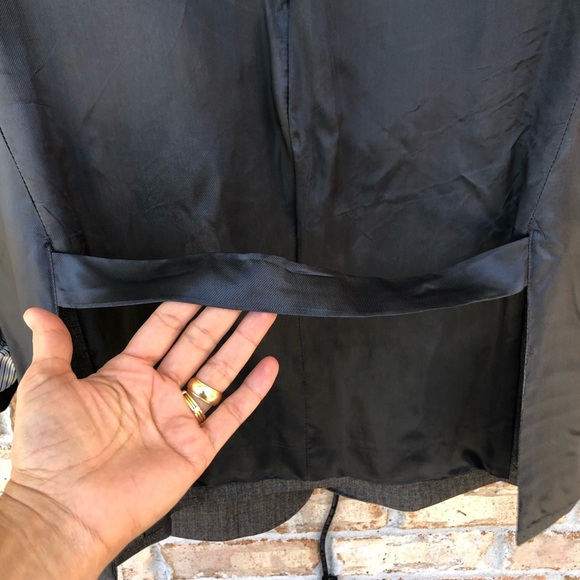 Brooks Brothers I8I8 Regent Made in Italy Wool Gray Men’s Jacket R 44/ 37 - Picture 8 of 16